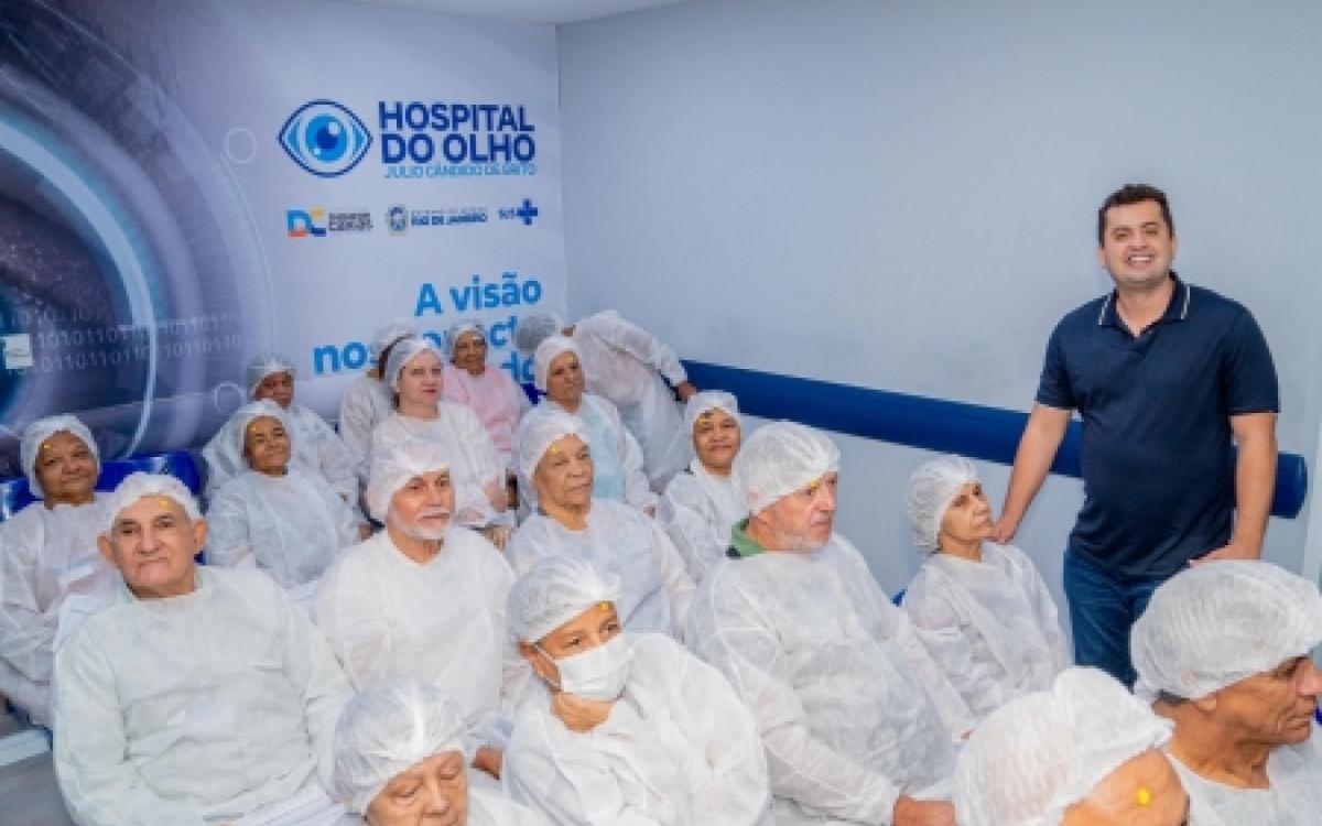 Hospital do Olho de Caxias realiza mutirão de catarata.