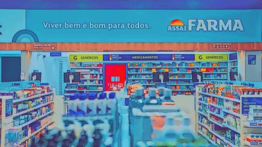 Assaí aposta em farmácias dentro dos supermercados e amplia estratégia para disputar mercado bilionário da saúde